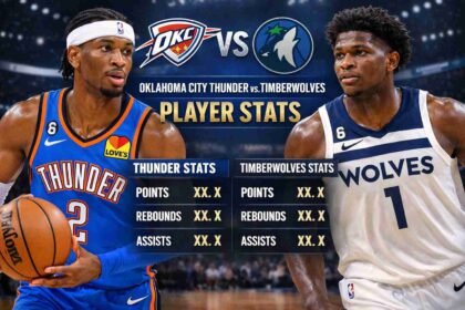 Oklahoma City Thunder vs Timberwolves match player stats